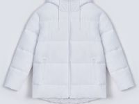 Утепленная куртка свободного силуэта