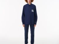 Мужская рубашка Lacoste Loose Fit с принтом