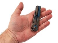 Складной нож Assassin knives Gentlemen, сталь Damascus, рукоять титан