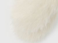 Варежки из искусственного меха для девочек, Белый