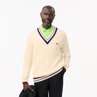 Мужской свитер Lacoste из кардочесаной шерсти