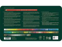 Набор карандашей цветные Faber-Castell "Polychromos" 102 цв., заточен., метал. коробка