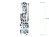 Классическая подвеска из серебра э0612пд12190140_white