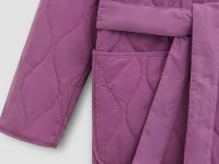 Пальто свободного силуэта с поясом