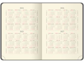 Ежедневник недатированный, кожзам OfficeSpace "Duo" A5 136 л,