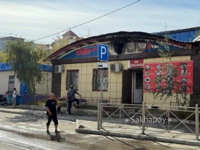 В столовой «Халяль» Якутска вспыхнул пожар