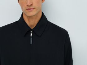 Лёгкая куртка-рубашка, Черный