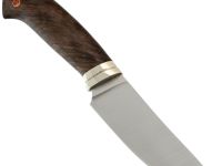 Нож Кайман, сталь VG-10, классический охотничий нож, рукоять орех