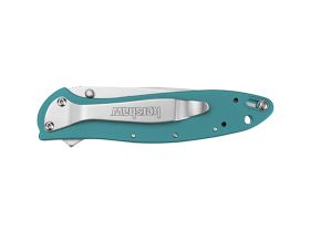 Полуавтоматический складной нож Kershaw Leek, сталь Sandvik 14C28N, рукоять алюминий, бирюзовый