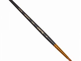 Кисть синтетика под колонок №00 круглая Roubloff "1S15" короткая ручка