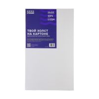 Холст на картоне Стихия 30х50 см 280 г, 100% хлопок, универсальный грунт