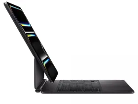 Клавиатура Apple Magic Keyboard with Trackpad для iPad Pro 13 (2024) русская (нейлон с подставкой) (черный) (MWR53)