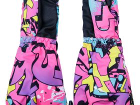 Варежки текстильные для девочек