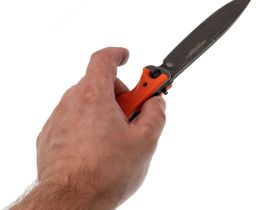 Складной нож НОКС Офицерский С3, сталь D2, рукоять пластик, оранжевый