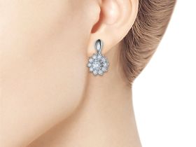 Серьги из белого золота э4712сг04202940_white