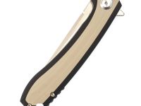 Складной нож Eafengrow EF947, сталь D2, рукоять G10, черный/бежевый