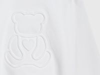 Свитшот с объёмным принтом для девочек, Белый