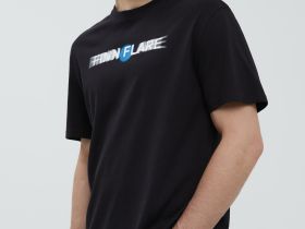 Футболка из хлопка с принтом