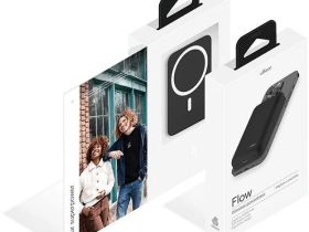 Внешний аккумулятор uBear Flow MagSafe, 10000mAh черный