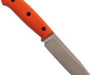 Туристический нож Универсал, сталь AUS-10Co, рукоять оранжевый G10