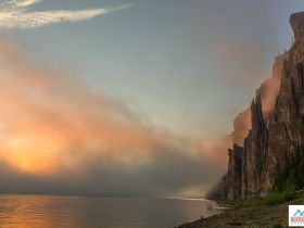"Золотые Скалы реки Синяя". Синские, Ленские Столбы