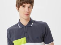 Мужское поло Lacoste Mavi свободного кроя