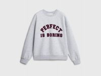 Свитшот с принтом, Серый