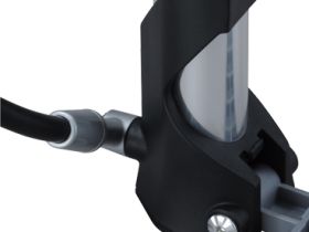 Насос с манометром и шлангом Topeak Mega Morph (черный / серебристый)