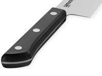 Нож кухонный Шеф Samura "HARAKIRI" (SHR-0085B) 208 мм, сталь AUS-8, рукоять ABS пластик, чёрный