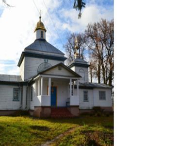 Церковь Иоанна Богослова (деревянная) с интерьером