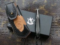 Складной нож Steelclaw Алыча, сталь ламинат SKD-11, рукоять алюминий/рог