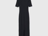 Трикотажное платье для девочек, Черный