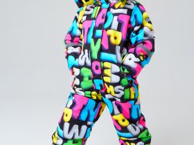 Комбинезон текстильный с полиуретановым покрытием для девочек