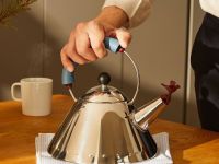 Alessi Чайник со свистком 22х22,5х23 см белый Kettle Alessi