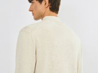 Джемпер из пряжи с шерстью, Бежевый