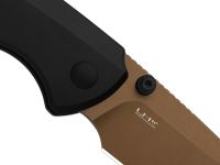 Складной нож Kizer T1 BD, сталь Elmax, рукоять титан, черный