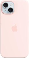 Клип-кейс Apple Silicone с MagSafe для Apple iPhone 15 Plus Розовый
