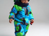 Комплект вязаный для мальчика: шапка, снуд