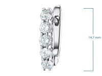 Серьги из белого золота с бриллиантами э4701сг05210701