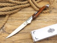 Складной нож Витязь "Перочинный", сталь 65х13, рукоять сталь/дерево