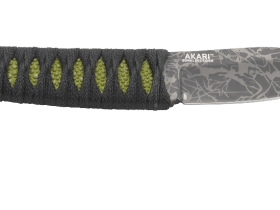Нож с фиксированным клинком CRKT Akari, сталь 8Cr13MoV, рукоять паракорд