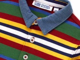 Поло с длинным рукавом для маленького мальчика