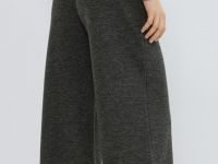 Прямые трикотажные брюки, Серый