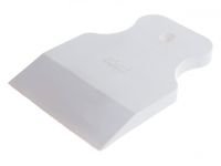 Шпатель STAYER "MASTER" резиновый белый, 60 мм