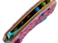 Складной нож Kansept Mini Korvid, сталь 154CM, рукоять G10, розовый