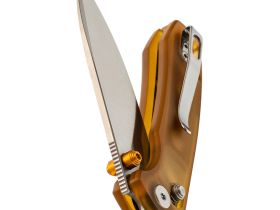 Складной карманный нож Dragonfly-Y с фиксатором оси, 2,99 дюйма, лезвие из стали 14C28N, рукоятка из PEI