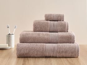 Полотенце махровое Piega, бежевое