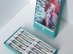 Набор акварели Super Vision "Mermaid coast", перламутры и хамелеоны, 10 цв*8 мл туба в картонной кор