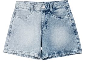 Шорты текстильные джинсовые для девочек