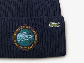 Вязаная шапка Lacoste